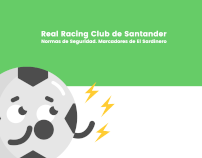 Real Racing Club de Santander. Normas de seguridad
