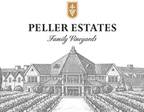Peller Estates Label Illustrated by Steven Noble