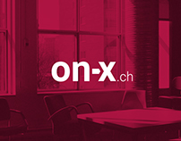 on-x.ch | Logo & Online-Platform