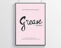 Cartel Tipográfico de Grease