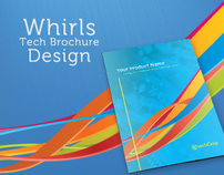 Whirls Technology A4 Brochure Template
