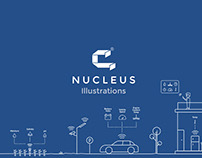 Cantiz Nucleus Microsite Illustrations