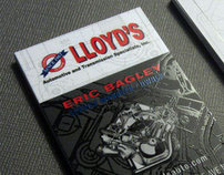 Lloyd's Automotive Business Card