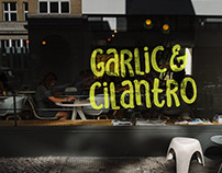 Garlic & Cilantro - Branding & Environmental Design