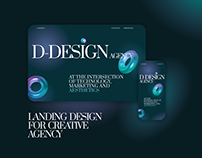 Landing Design Concept for Creative Agency