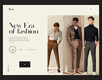 Fashion Website - Header Exploration