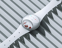 Medical, render, concept, smart watch,design