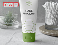 Free Tube PSD Mockup
