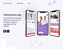Telemedicine App for Patients | UI/UX Design