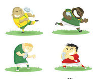 Rugby World Cup Self Promotional Illustrations