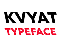 Kvyat typeface