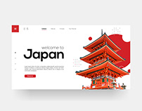 Japan Trip Web Design