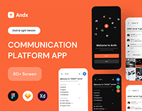 Communication Platform App UI Kit - Andx