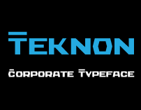 RB Teknon typeface (caps mostly)