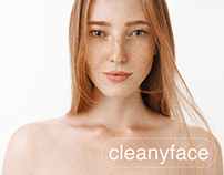CleanyFace-mobile app for processing skin imperfections