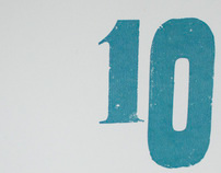 A Typographic Celebration of the 10 commandments