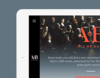 All of Bach online magazine