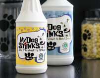 My Dog Stinks Consumer Branding Label Design