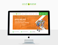 Kenz Hyper Market Webdesign