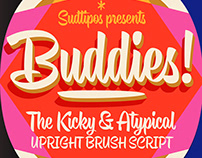 BUDDIES Brush Script Font