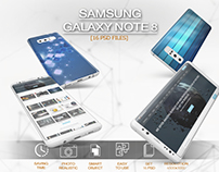 Samsung Galaxy Note 8 Vol.3 Mockup