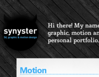 Synyster.nl website design