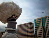 Mushroom Cloud Puppet
