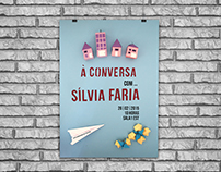 Cartaz - À conversa com Sílvia Faria