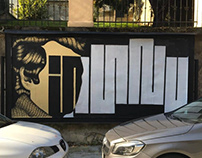 Mural of Julije Knifer / Croatia