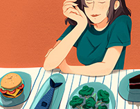 Editorial Illustration for MealDeal