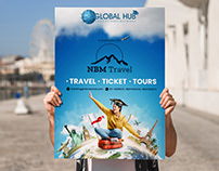 Flyer & Roll Up Design | NMB Travel x Global HUB