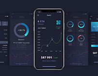 Stock exchange—Bitcoin UI Kit for Cryptocurrency Vol 01