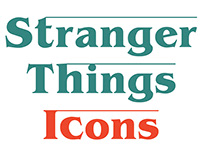 Stranger Things animated icon set