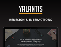 Yalantis.com — Redesign & Interactions