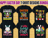Happy Easter Day T Shirt Design Bundle