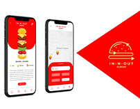 IN-N-OUT Burger app and logo redesign
