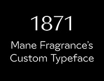 1871 Mane Custom typeface