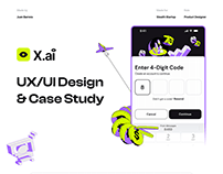 UX/UI Design- X.ai