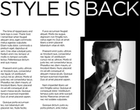 Men's Style | Magazine Spread