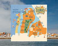 Ílhavo illustrated map