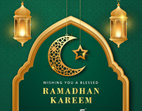 Ramadhan Kareem E Banner Greeting