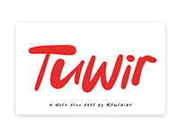 Tuwir Fancy Font