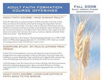 fall course brochure