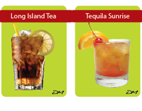 Info Graphics (Drink Mixer Cards)