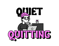 Quiet Quitting | Animated Sticker Design