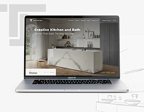 Portfolio website for interior design company