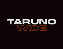 Taruno Wide - Display Sans Serif FREE