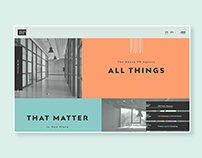 Business Landing Page Web Design Collection 01