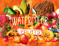 Watercolor Fruits