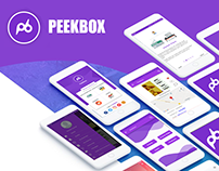 PEEKBOX APP Design and development